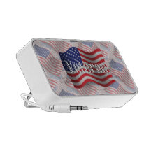 United States Veteran Waving Flag iPhone Speaker