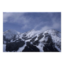United States, Washington, ski trails at Photographic Print