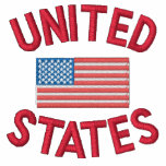 United States with Flag Embroidered Shirt