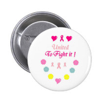 United to Fight Breast Cancer buttons