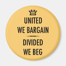 United We Bargain Fridge Magnets