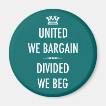 United We Bargain Refrigerator Magnets