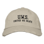 UNITED WE SKATE™  Embroidered Hat embroidered hats