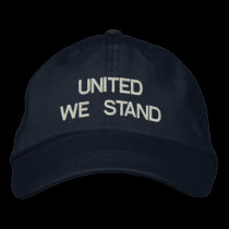 UNITED WE STAND Hat embroidered hats