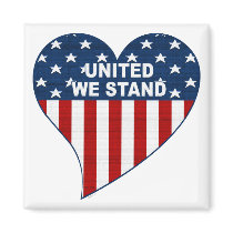 United We Stand Fridge Magnets