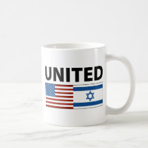 United with Israel Coffee Mugs