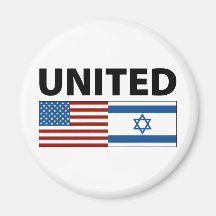 United with Israel Magnet