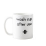 Unity2, Unity5, clean as you go !, wash cup aft... Coffee Mug