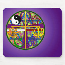 Unity Spiritual Symbols Mouse Pads