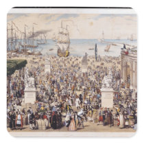 Universal Democratic & Social Republic Square Sticker