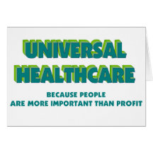 Universal HealthCare Greeting Card