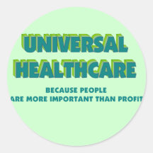 Universal HealthCare Stickers