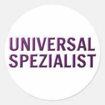 Universal-Spezialist Sticker
