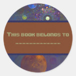 Universe Bookplate Stickers