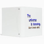 Universe Listening - Don't Break Wind 3 Ring Binders