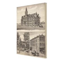 Université de Garfield, le Kansas Impression Sur Toile