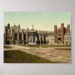Université de trinité, classique Photoc de Cambrid Affiches