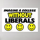 Université sans libéraux ! affiche