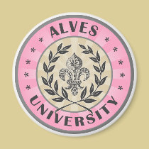 University Alves Pink magnets