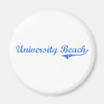 University Beach Texas Classic Design Fridge Magnets