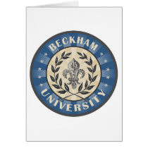 University Beckham Blue Cards