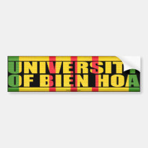 University of Bien Hoa Sticker Bumper Stickers