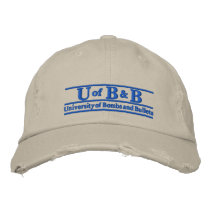University of Bombs & Bullets Embroidered Baseball Cap