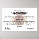 University of Mars Diploma Print