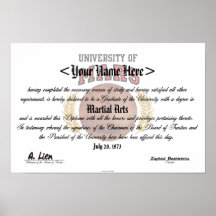 University of Mars Diploma Print