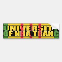 University of Nha Trang Sticker Bumper Stickers