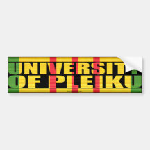 University of Pleiku Sticker Bumper Stickers