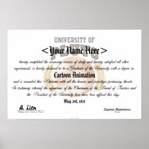 University of Pluto Diploma Posters