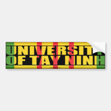 University of Tay Ninh Sticker Bumper Stickers