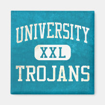 University Trojans Athletics Fridge Magnets
