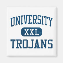 University Trojans Athletics Fridge Magnets