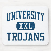 University Trojans Athletics Mouse Pad
