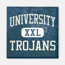 University Trojans Athletics Refrigerator Magnets