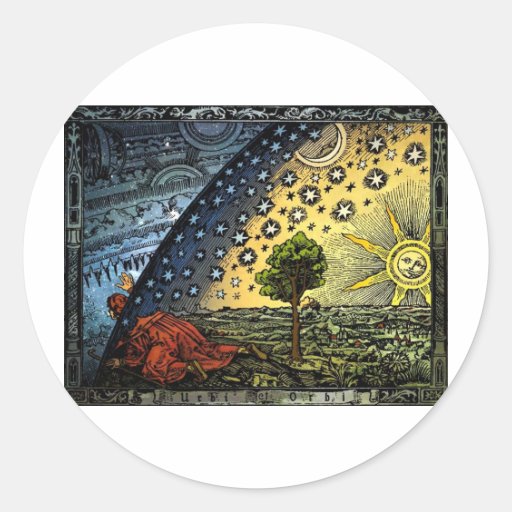 Universum Round Sticker