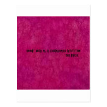 Unkept word is a compromised reputation post cards