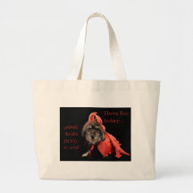 Unleash the Little Devil in You Canvas Bags
