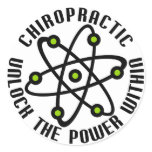 Unlock The Power Within Round Stickers