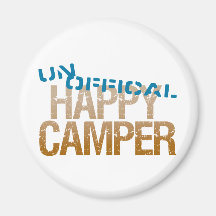 UnOfficial Happy Camper Refrigerator Magnet