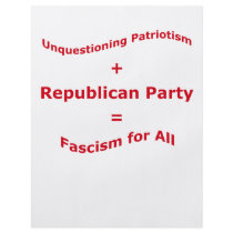 Unquestioning Patriotism Full Color Flyer