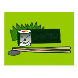 Unroll the sushi Postcard