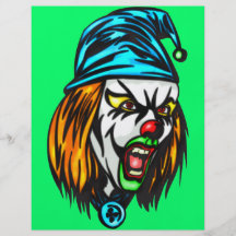 Unscrupulous Evil Clown Full Colour Flyer