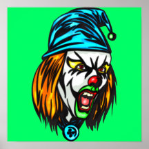 Unscrupulous Evil Clown Poster
