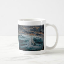 Unsettling seas coffee mugs