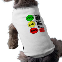 Unstoppable Infinity Stop Sign Dog Tshirt