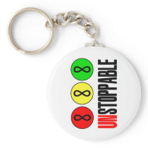 Unstoppable Infinity Stop Sign Keychains