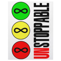 Unstoppable Infinity Stop Sign Custom Letterhead